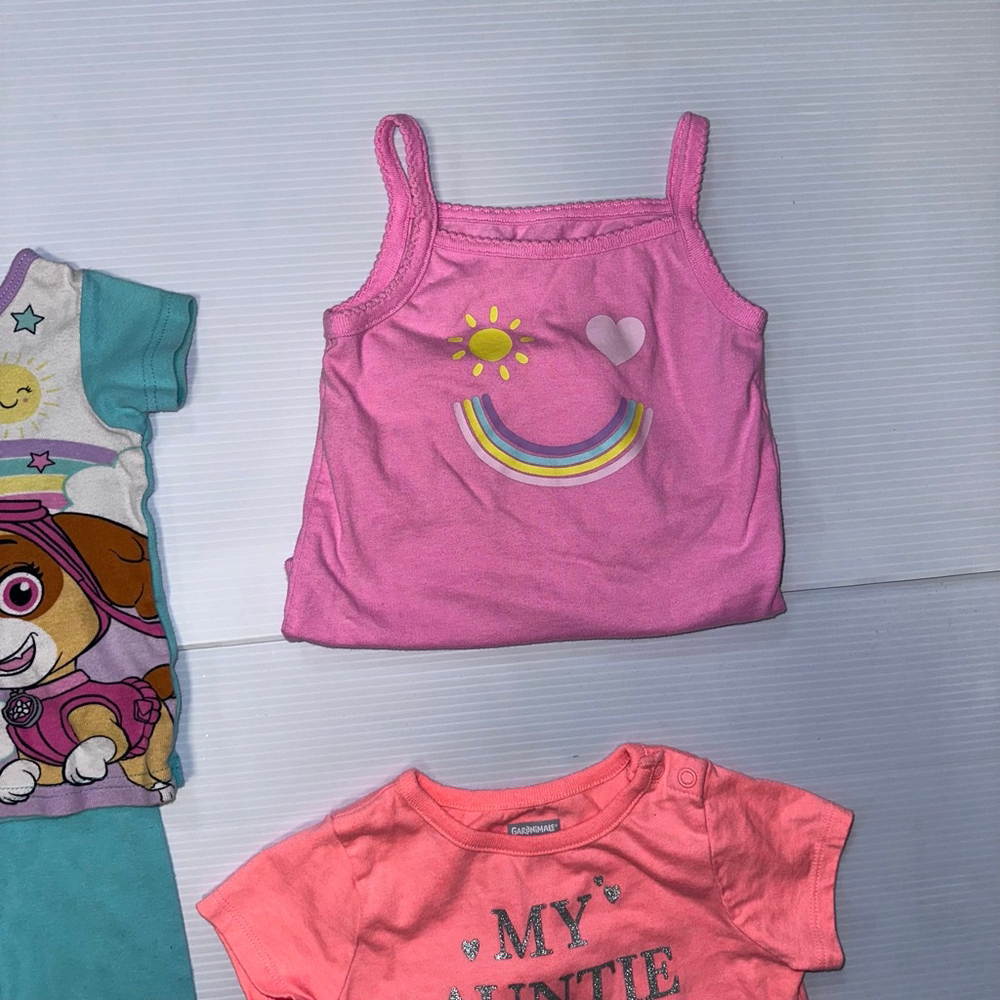 Lot of 4 Items Baby Girl Toddler 24 Months Pink Blue Clothing Bundle - Picture 4 of 12